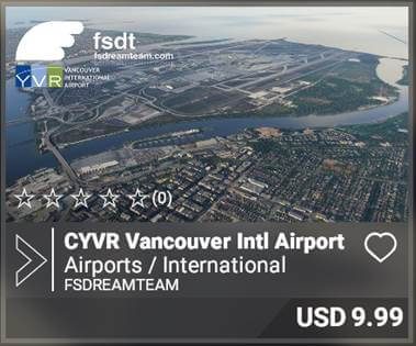 CYVR Vancouver Intl Airport by DSDREAMTEAM USDH 9.99