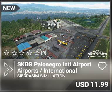 SKBG Palonergro Intl Airport by Sierrasim Simulation USD 11.99