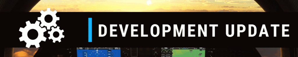 Development Update Banner gears spinning