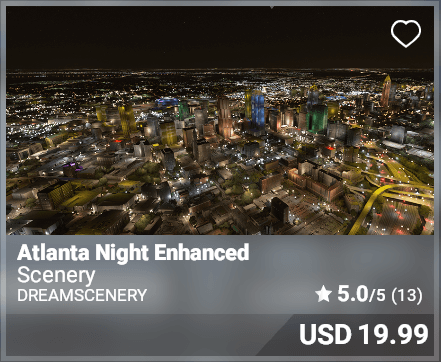 Atlanta Night Enhanced - DreamScenery