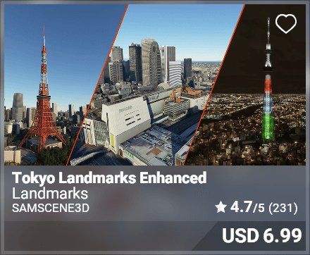 Tokyo Landmarks Enhanced
