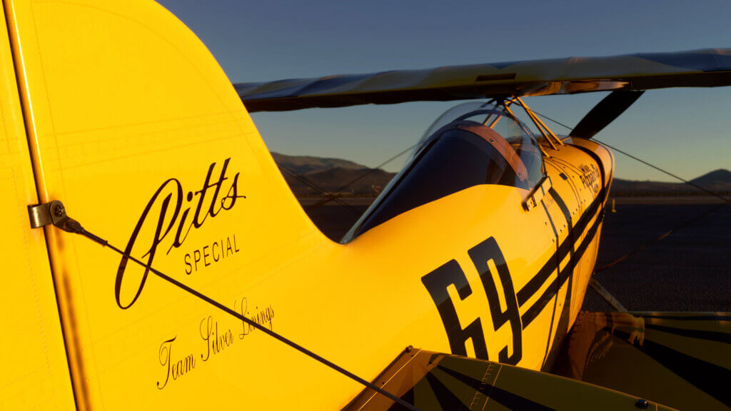 Yellow Bomber plane