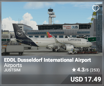 EDDL Dusseldorf International Airport - JustSim