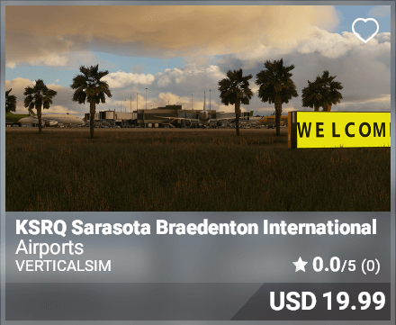 KSRQ Sarasota Bradenton International - VerticalSim