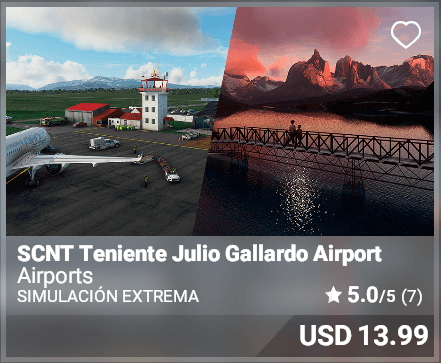 SCNT Teniente Julio Gallardo Airport - Simulacion Extrema