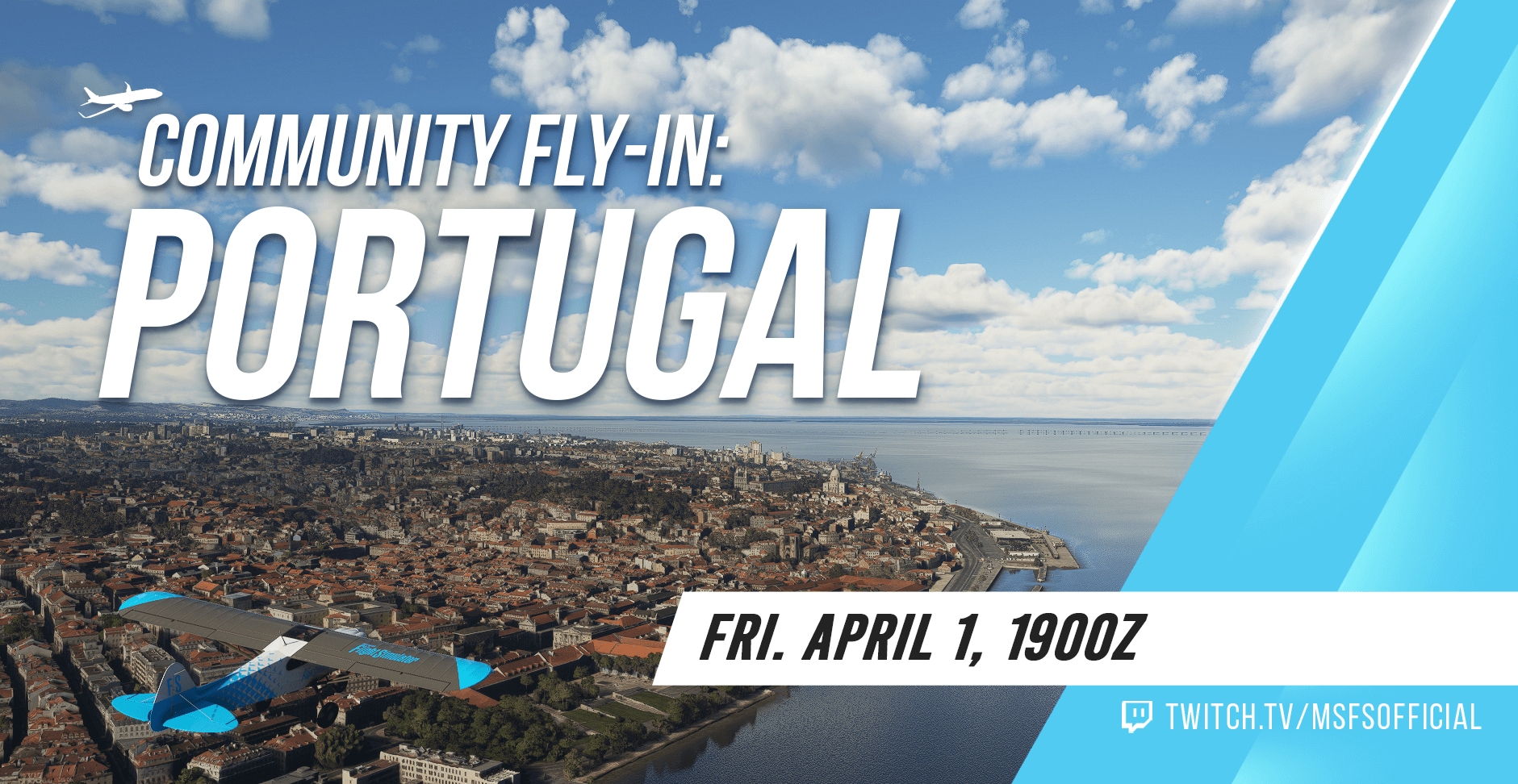 Community Fly-In: Portugal. Starting on Friday April 1st at 1900Z.