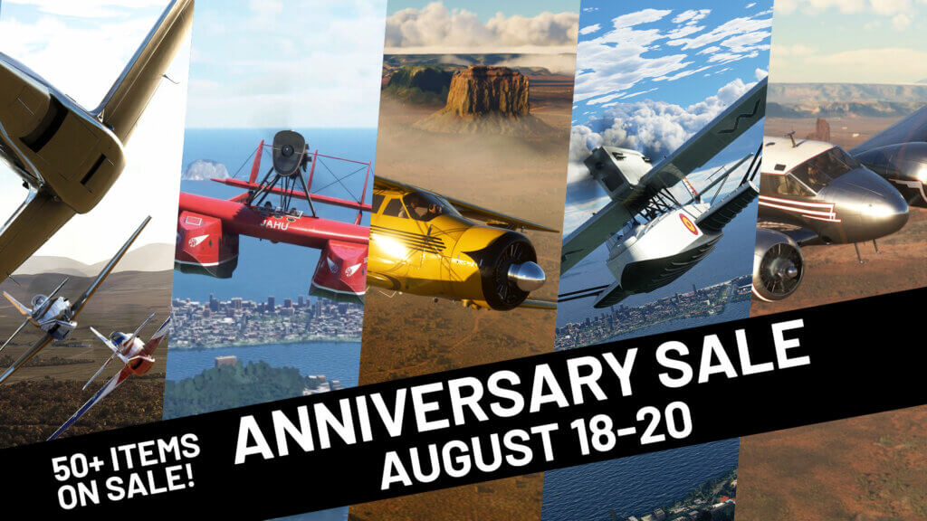 Anniversary Sale August 18-20