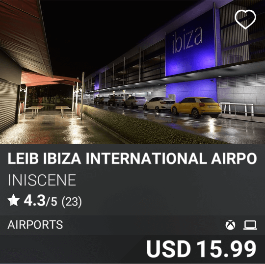 LEIB Ibiza International Airport by iniBuilds, USD 15.99