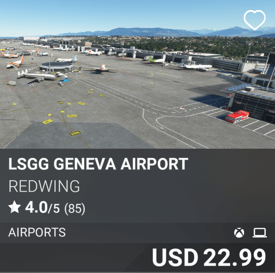 LSGG Geneva Airport by Redwing, USD 22.99