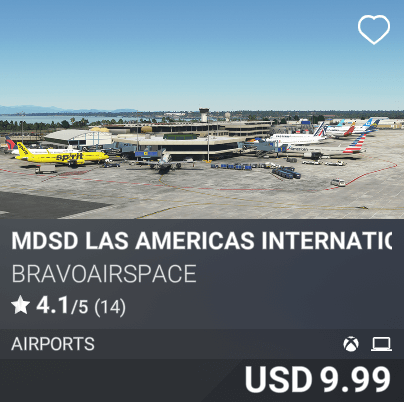 MDSD Las Americas International Airport by BravoAirspace, USD 9.99