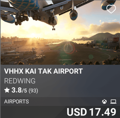 VHHX Kai Tak Airport by Redwing, USD 17.49