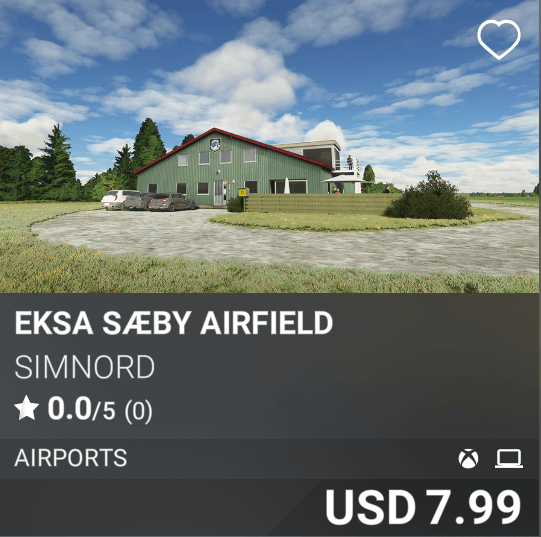 EKSA Sæby Airfield by SimNord, USD 7.99
