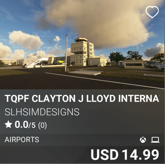 TQPF Clayton J Lloyd International Airport by SLHSimDesigns, USD 14.99