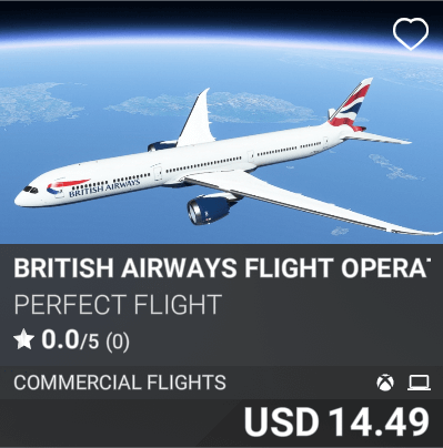 British Airways Flight Operations by Perfect Flight, USD 14.49
