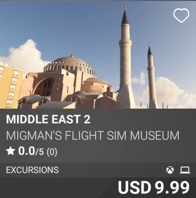 Middle East 2 by MiGMan's Flight Sim Museum, USD 9.99