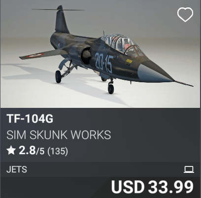TF-104G by Sim Skunk Works, USD 33.99