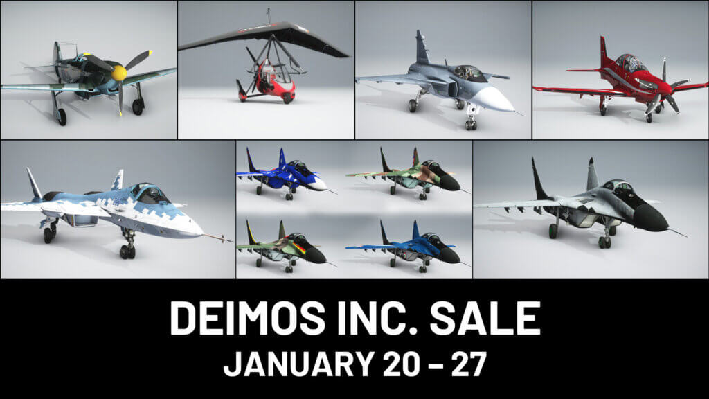 Deimos Inc. Sale. January 20th-27th.