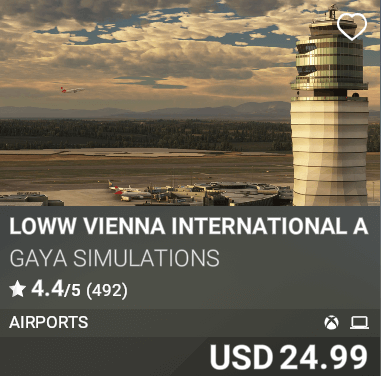 LOWW Vienna International Airport Gaya Simulations USD 24.99