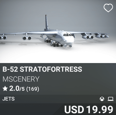 B-52 Stratofortress Mscenery USD 19.99