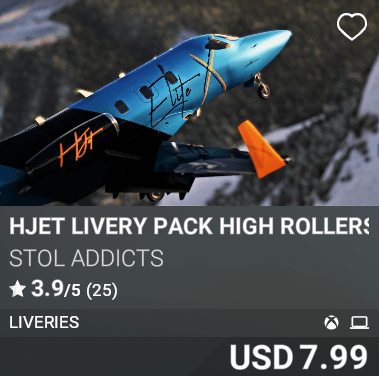 HJet Livery Pack High Rollers STOL Addicts USD 7.99