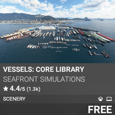 Vessels: Core Library Seafront Simulations - Free