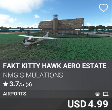 FAKT Kitty Hawk Aero Estate by NMG Simulations. USD 4.99
