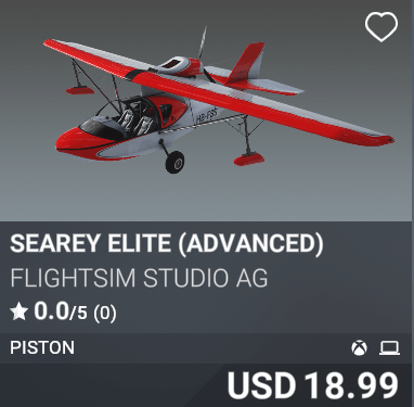 Searey Elite (Advanced) by FlightSim Studio AG. USD 9.99