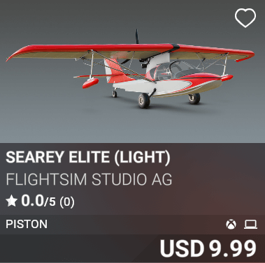 Searey Elite (Light) by FlightSim Studio AG. USD 9.99
