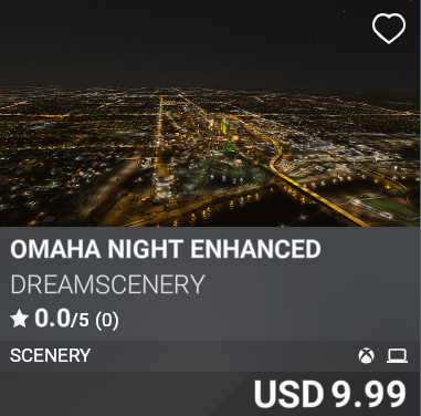 Omaha Night Enhanced by DreamScenery. USD 9.99