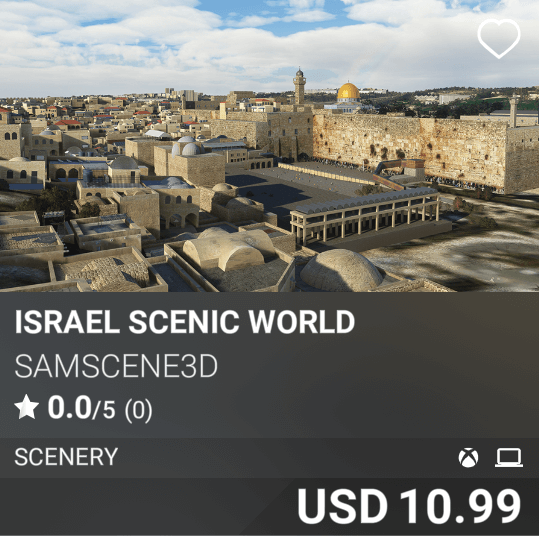 Israel Scenic World by SamScene3D. USD 10.99