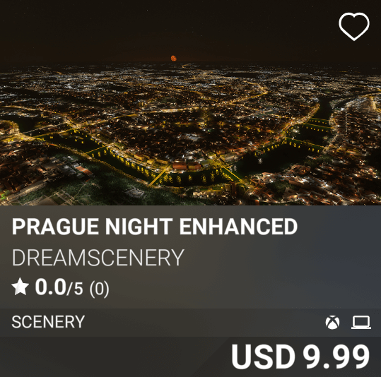 Prague Night Enhanced by DreamScenery. USD 9.99