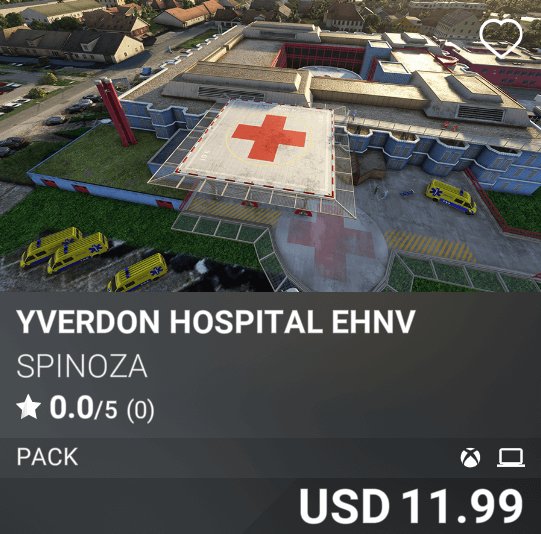 YVERDON HOSPITAL EHNV by SPINOZA. USD 11.99