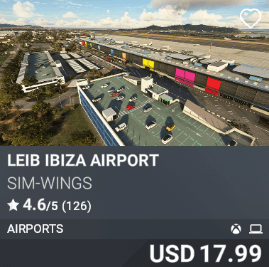 LEIB Ibiza Airport by Sim-Wings. USD 17.99