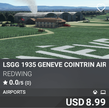 LSGG 1935 Geneve Cointrin Airport by Redwing. USD 8.99