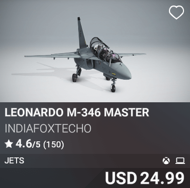 Leonardo M-346 Master by IndiaFoxtEcho. USD 24.99