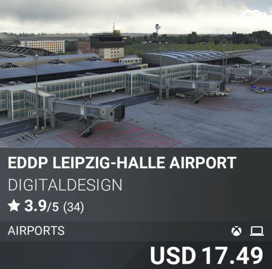 EDDP Leipzig-Halle Airport by DigitalDesign. USD 17.49