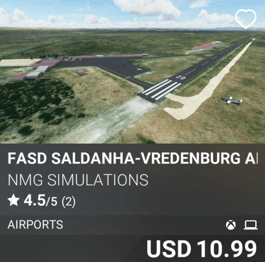 FASD Saldanha-Vredenburg Airport by NMG Simulations. USD 10.99