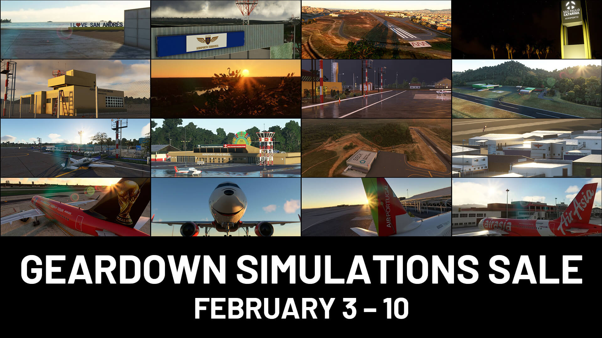 GearDown Simulations Sale February 3-10