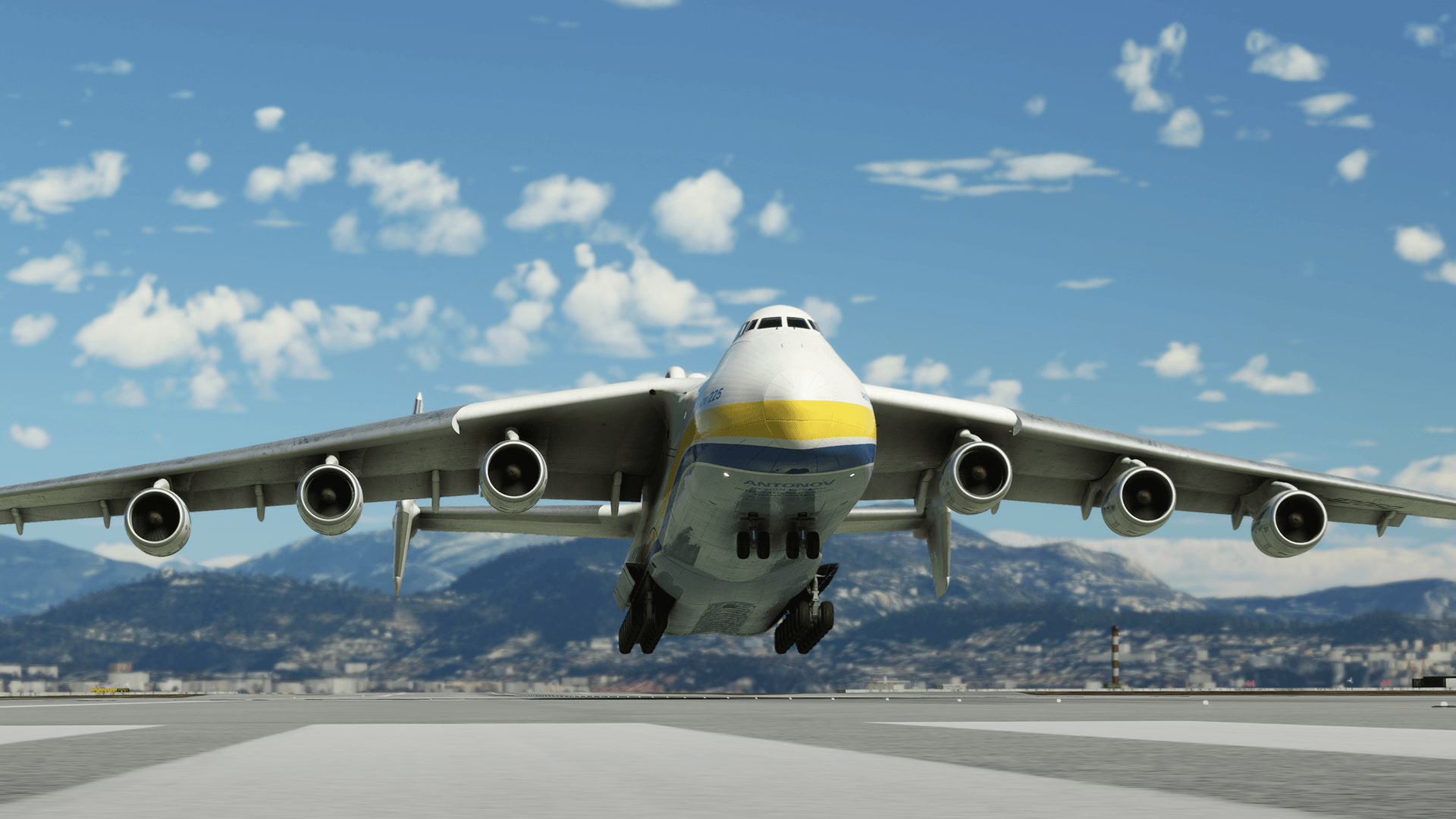 Famous Flyer IV Antonov AN225 Mriya Microsoft Flight Simulator