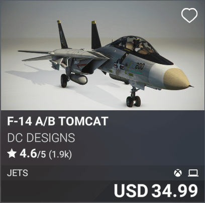 F-14 A/B Tomcat by DC Designs. USD 34.99