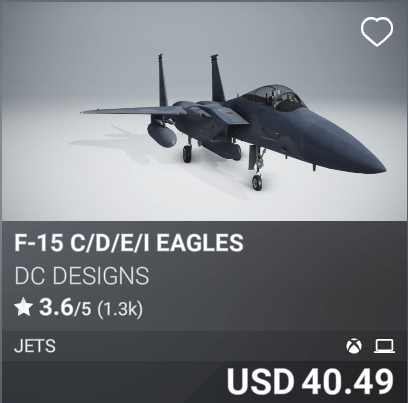 F-15 C/D/E/I Eagles by DC Designs. USD 40.49