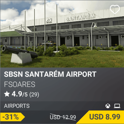 SBSN Santarém Airport by FSoares. USD 8.99 (-31% from USD 12.99)