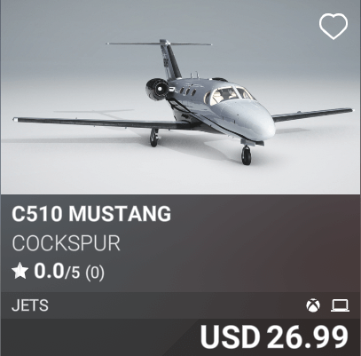 C510 Mustang by Cockspur. USD 26.99
