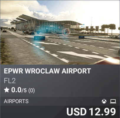 EPWR Wroclaw Airport by FL2. USD 12.99