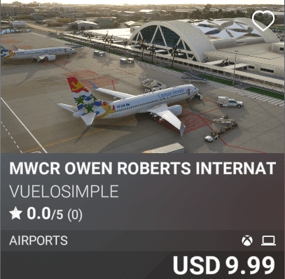 MWCR Owen Roberts International Airport by VueloSimple. USD 9.99