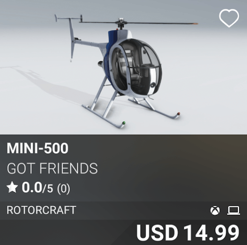 Mini-500 by Got Friends. USD 14.99