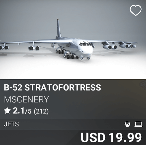B-52 Stratofortress by mscenery. USD 19.99