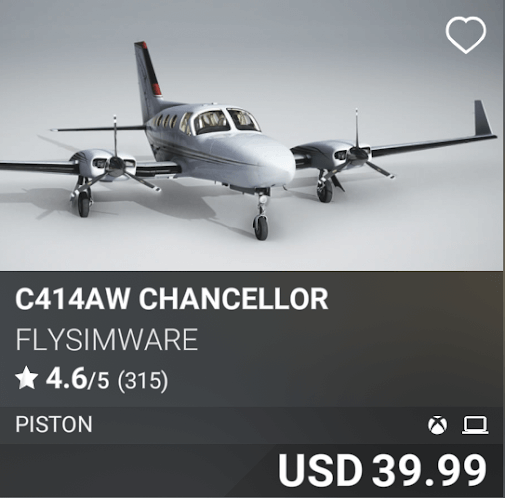 C414AW Chancellor by Flysimware. USD 39.99