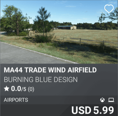 MA44 Trade Wind Airfield by Burning Blue Design. USD 5.99