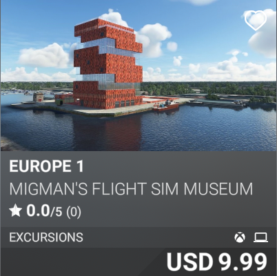 Europe 1 by MiGMan's Flight Sim Museum. USD 9.99